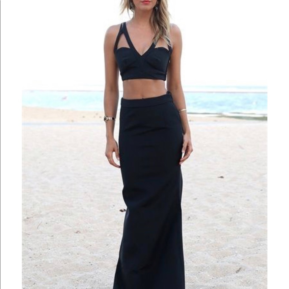 Sabo skirt black set